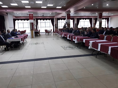 İLÇEMİZDE MUHTARLAR TOPLANTISI DÜZENLENDİ    