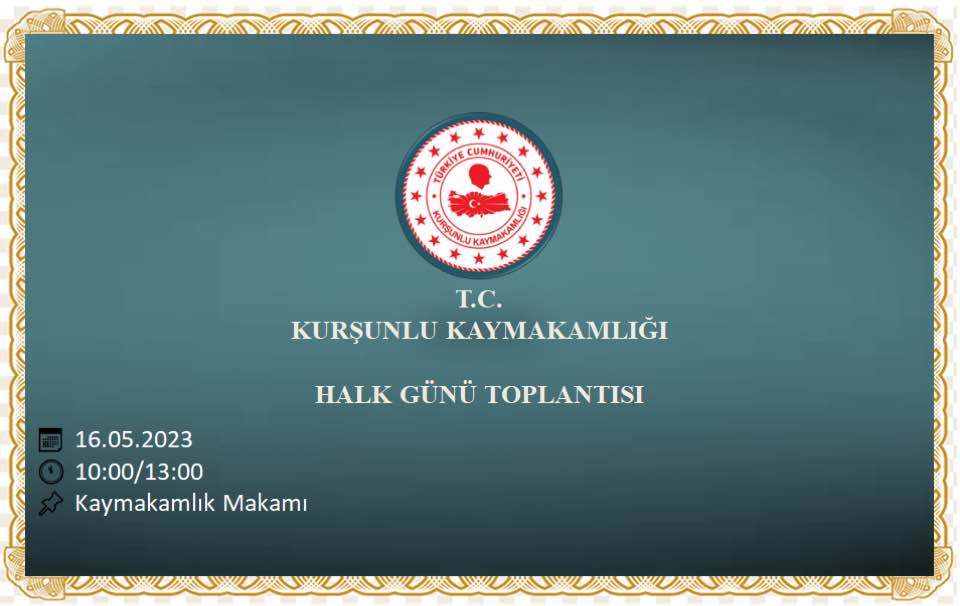 HALK GÜNÜ TOPLANTISI